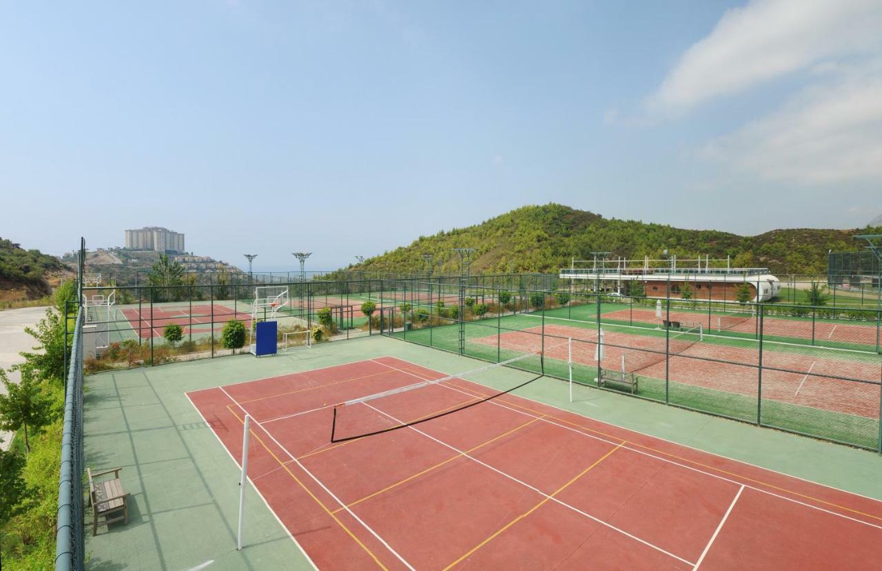 Gold City 1+1 Villa In Free Aquapark Alanya Exteriör bild