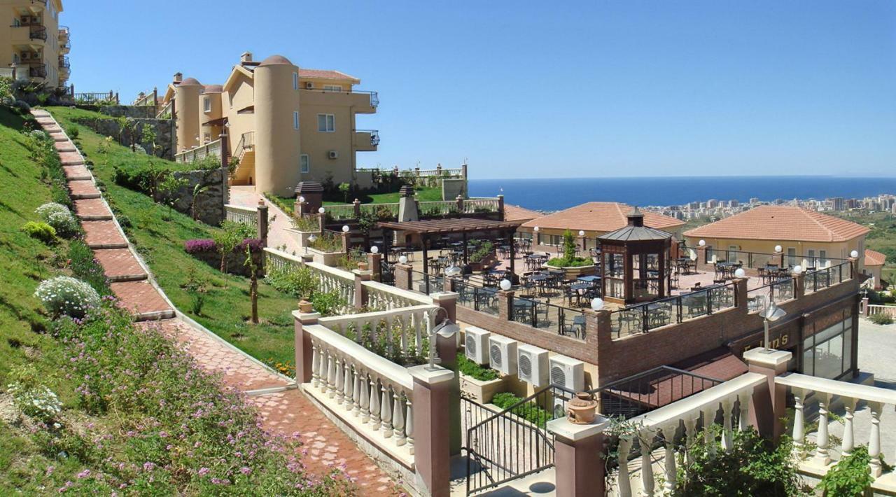Gold City 1+1 Villa In Free Aquapark Alanya Exteriör bild