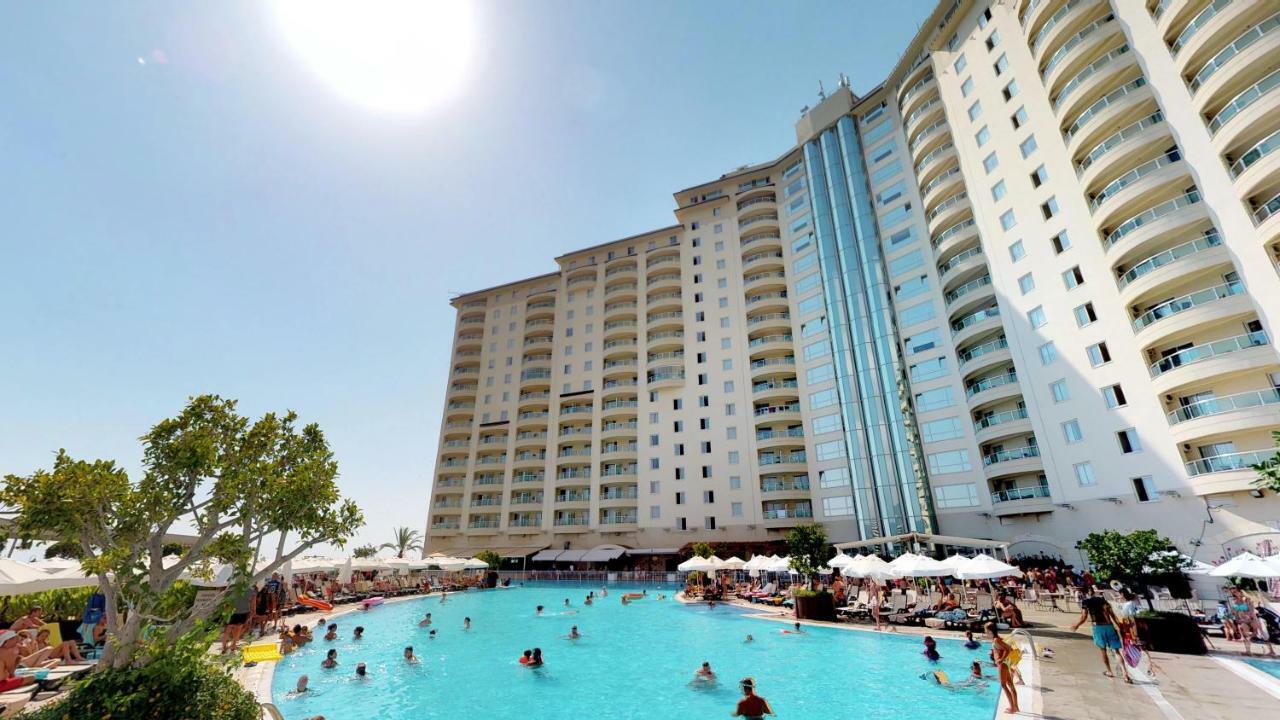 Gold City 1+1 Villa In Free Aquapark Alanya Exteriör bild