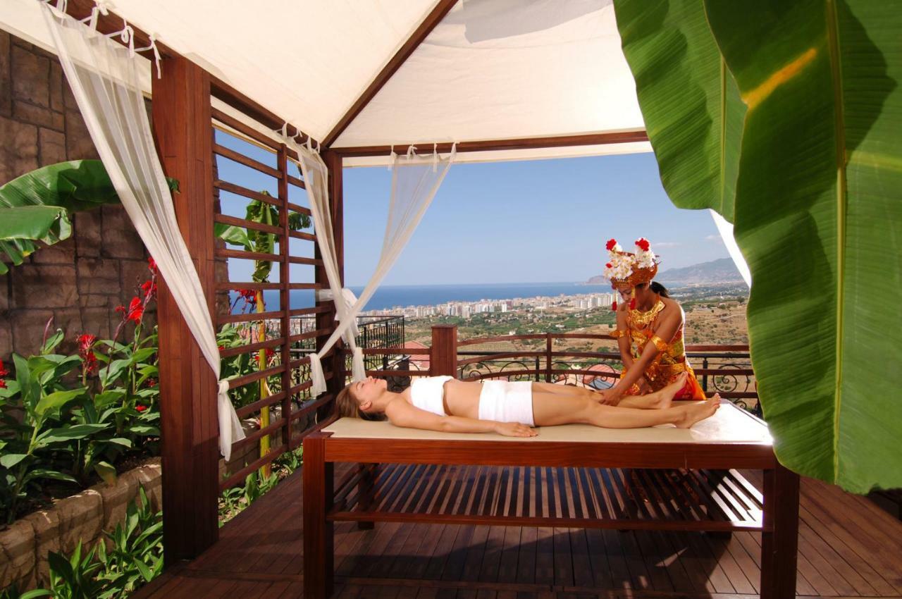 Gold City 1+1 Villa In Free Aquapark Alanya Exteriör bild