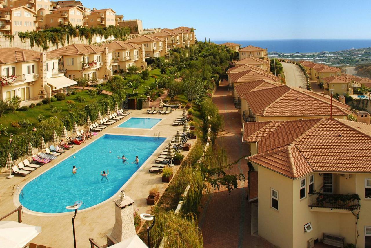 Gold City 1+1 Villa In Free Aquapark Alanya Exteriör bild
